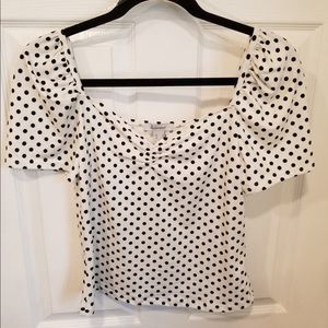 Polka dot Crop Top
